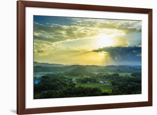 Chocolate Hills, Bohol, Philippines, Southeast Asia, Asia-Michael Runkel-Framed Photographic Print