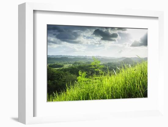 Chocolate Hills, Bohol, Philippines, Southeast Asia, Asia-Michael Runkel-Framed Photographic Print