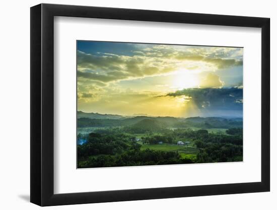 Chocolate Hills, Bohol, Philippines, Southeast Asia, Asia-Michael Runkel-Framed Photographic Print