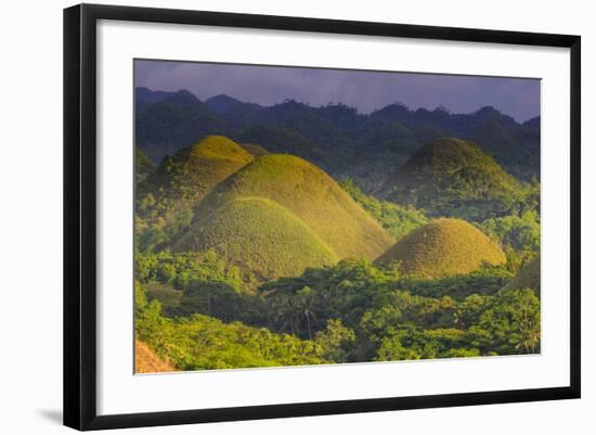 Chocolate Hills, Bohol, Philippines-Michael Runkel-Framed Photographic Print