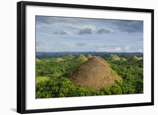 Chocolate Hills, Bohol, Philippines-Michael Runkel-Framed Photographic Print