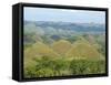 Chocolate Hills, Conical Hills in Tropical Limestone Karst, Carmen, Bohol, Philippines-null-Framed Stretched Canvas