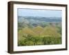 Chocolate Hills, Conical Hills in Tropical Limestone Karst, Carmen, Bohol, Philippines-null-Framed Photographic Print