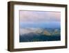 Chocolate Hills in Morning Mist, Bohol Island, Philippines-Keren Su-Framed Photographic Print