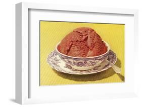 Chocolate Ice Cream-Found Image Press-Framed Photographic Print