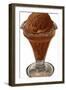 Chocolate Ice Cream-Found Image Press-Framed Photographic Print