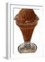 Chocolate Ice Cream-Found Image Press-Framed Photographic Print