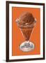 Chocolate Ice Cream-null-Framed Art Print