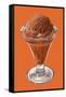 Chocolate Ice Cream-null-Framed Stretched Canvas