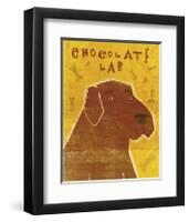 Chocolate Lab-John Golden-Framed Giclee Print