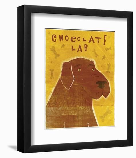 Chocolate Lab-John Golden-Framed Giclee Print