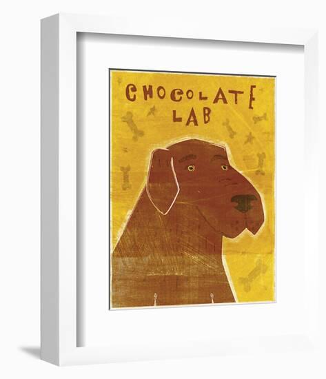 Chocolate Lab-John Golden-Framed Giclee Print