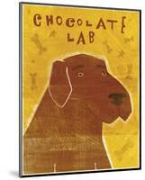 Chocolate Lab-John Golden-Mounted Giclee Print