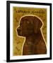 Chocolate Lab-John Golden-Framed Giclee Print