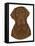 Chocolate Labrador Portrait-Tomoyo Pitcher-Framed Stretched Canvas