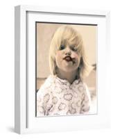 Chocolate Lips-Betsy Cameron-Framed Art Print