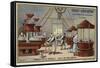 Chocolate Manufacturing. Mixing Room-null-Framed Stretched Canvas