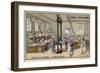 Chocolate Manufacturing. Putting Chocolate into Moulds-null-Framed Giclee Print