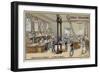 Chocolate Manufacturing. Putting Chocolate into Moulds-null-Framed Giclee Print