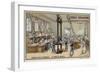 Chocolate Manufacturing. Putting Chocolate into Moulds-null-Framed Giclee Print