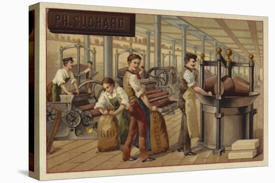 Chocolate Manufacturing-null-Stretched Canvas