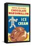 Chocolate Marshmallow Ice Cream-null-Framed Stretched Canvas