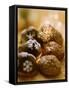 Chocolate Marzipan Biscuits with Black Cherries-Eising Studio - Food Photo and Video-Framed Stretched Canvas