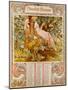 Chocolate Masson Calendar Illustrated by Mucha (1860 ? 1939). a Czech Art Nouveau Painter-Alphonse Marie Mucha-Mounted Giclee Print