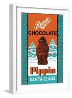 Chocolate Pippin Santa Claus-null-Framed Art Print