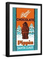 Chocolate Pippin Santa Claus-null-Framed Art Print