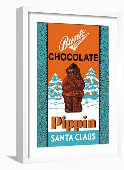 Chocolate Pippin Santa Claus-null-Framed Art Print