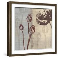 Chocolate Poppy-Tandi Venter-Framed Art Print