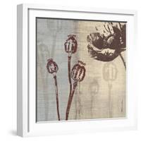 Chocolate Poppy-Tandi Venter-Framed Art Print