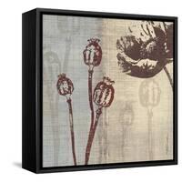 Chocolate Poppy-Tandi Venter-Framed Stretched Canvas