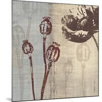 Chocolate Poppy-Tandi Venter-Mounted Art Print