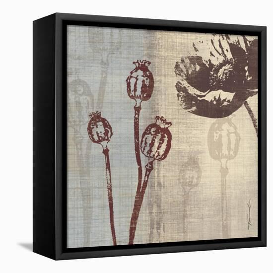 Chocolate Poppy-Tandi Venter-Framed Stretched Canvas