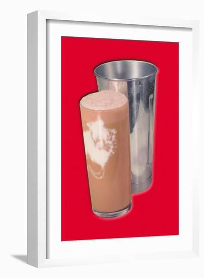 Chocolate Shake-null-Framed Art Print