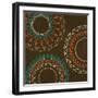 Chocolate Suzani I-null-Framed Art Print