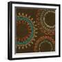 Chocolate Suzani II-null-Framed Art Print