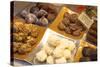Chocolate Truffles in a Sweet Shop, Brussels, Belgium, Europe-Neil Farrin-Stretched Canvas