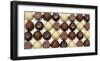 Chocolate Wall-Sarah Saratonina-Framed Giclee Print