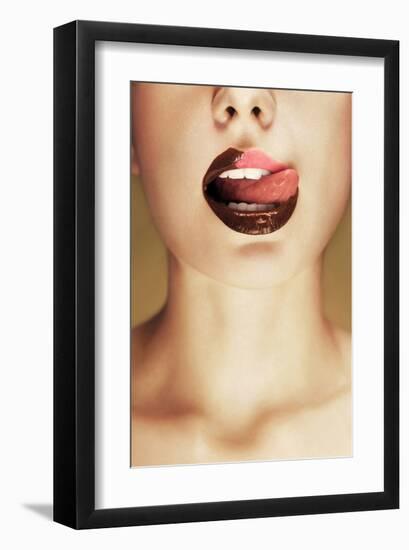 Chocolate-null-Framed Art Print