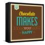 Chocolate-Lorand Okos-Framed Stretched Canvas