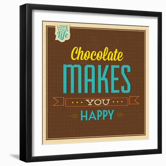 Chocolate-Lorand Okos-Framed Art Print