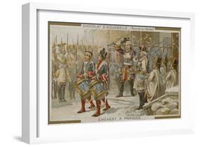 Chocolaterie D'Aiguebelle Trade Card with an Image of the Francois De Chevert-null-Framed Giclee Print