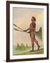 Choctaw, Lacrosse Player-George Catlin-Framed Photographic Print