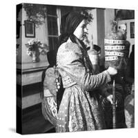 Chodenland Girl Spinner-null-Stretched Canvas