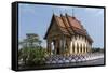 Choeng Mon Temple, Koh Samui, Thailand, Southeast Asia, Asia-Rolf Richardson-Framed Stretched Canvas