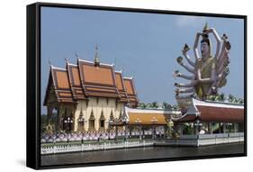 Choeng Mon Temple, Koh Samui, Thailand, Southeast Asia, Asia-Rolf Richardson-Framed Stretched Canvas