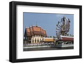 Choeng Mon Temple, Koh Samui, Thailand, Southeast Asia, Asia-Rolf Richardson-Framed Photographic Print